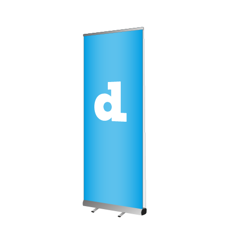 Roll-Up Double | B 85 cm x H 200 cm | beidseitig bedruckt